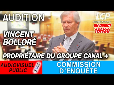  audition devant la commission d'enquête sur l'audiovisuel public - YouTube thumbnail
