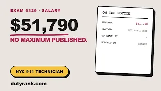 NYC 911 Technician Salary 2026 What Notice 6329 Actually Publishes