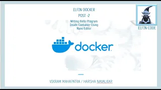 Python Program inside DOCKER container Docker Tutorial for Beginners Part-2 Docker Crash Course