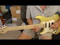 Monoprice Indio Cali Classic HSS Electric Guitar - Gold With Gig Bag