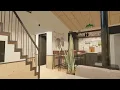 24x32 Modern Cabin House