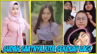 Download TIK TOK GOYANG ANAK SMA SAATNYA BERANGKAT SEKOLAH LAGI | REACTION MP3