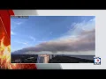 Wildfire continues to burn in Naples