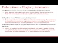 Ender s Game Ch 7 Study Guide Notes