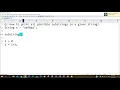 All substrings of String
