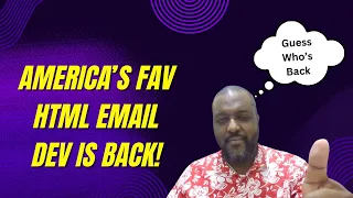 Email Development Is Changing and I m Back to Cover It