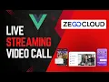 Live Streaming App in Vue js using ZEGOCLOUD Free 10 000 Minutes
