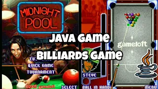 Billiards Game Midnight Pool Java Game From Gameloft 2007 Games Playthrough Game 