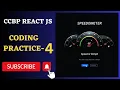 Speedometer Coding Practice 4 REACT JS NxtWave CCBP 4 0