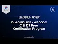 Session-14 APSSDC - Blackbucks Roadmap and induction program C and Data Structures