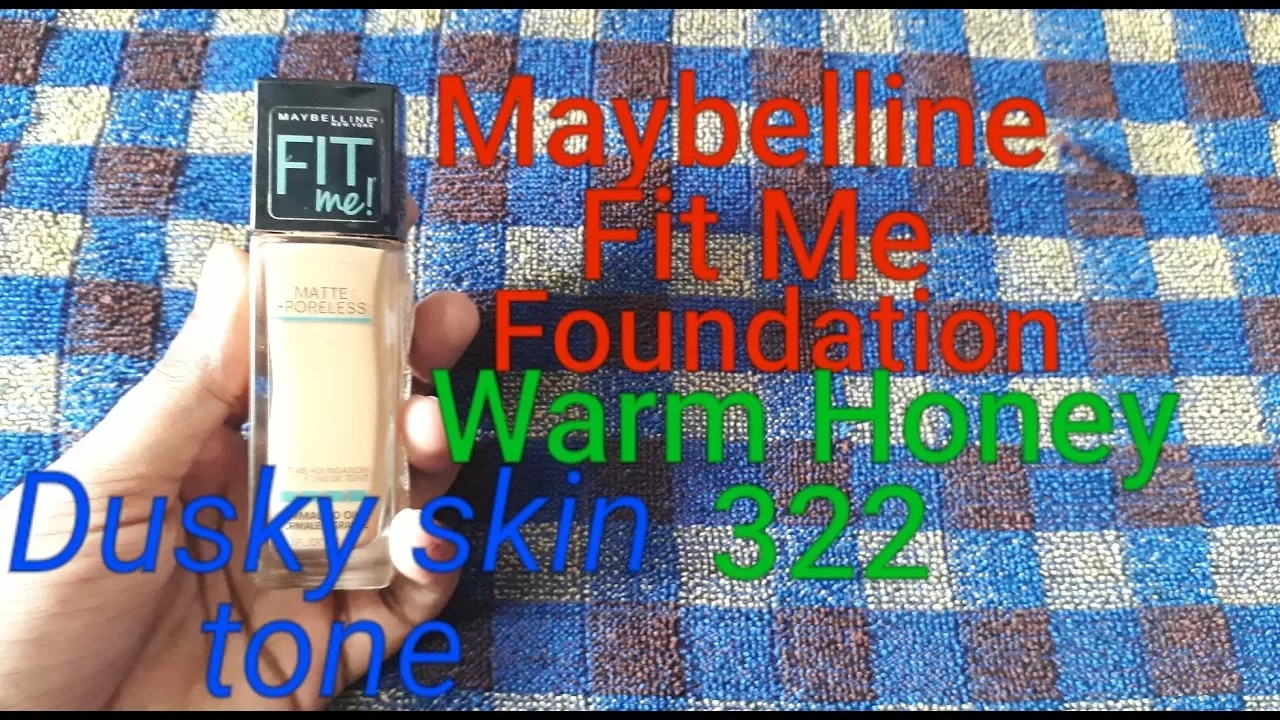 Review & Uji Ketahanan | Maybelline Fit Me Matte + Poreless Foundation