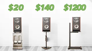 Download The shocking SOUND DIFFERENCE Between Speaker Stands 🤯 MP3