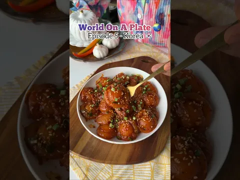 Spicy Korean Carrot And Potato Buttons || World On A Plate || Korea