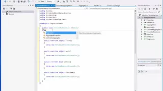 Simple Iterator Pattern Demo