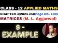 9 Example sol l Chapter 3 l MATRICES l example9 l Class 12th Applied Maths l M L Aggarwal 2024-25
