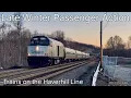 Late Winter Trains on the MBTA Haverhill Line