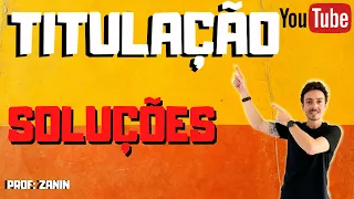 TITULAÇÃO - TITOLUMETRIA