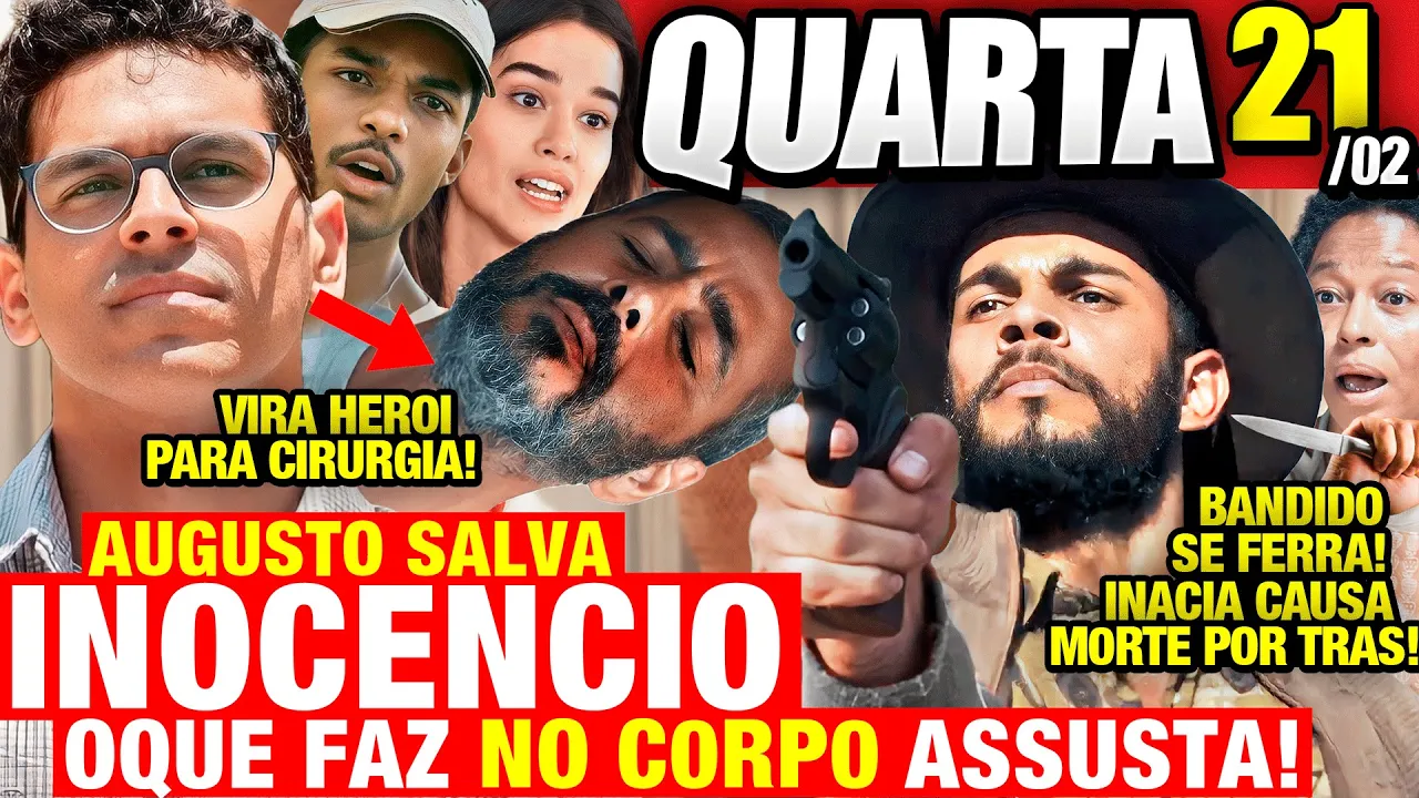 RENASCER - Capítulo de hoje 21/02 QUARTA - Resumo Completo da Novela Renascer Hoje 21/02/24