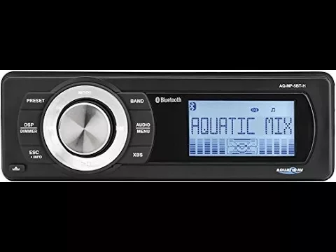 Download MP3 Aquatic AV AQ-MP-5BT-H Factory Harley Davidson Replacement AM/FM Radio with Bluetooth \u0026 MP3 Media