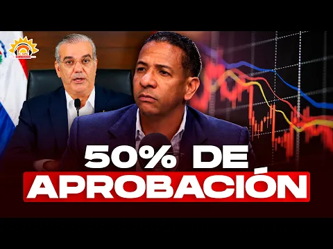 Aprobación de Luis Abinader: cae al 50% en encuestas
