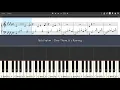 Nils Frahm - Over There, It's Raining - Piano tutorial and cover (Sheets + MIDI)