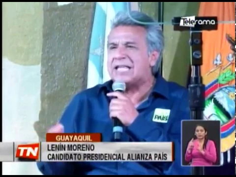 Lenín Moreno cuestionó propuestas de Guillermo Lasso