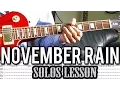 Download Lagu Guns N'Roses - November Rain Solo 1 \u0026 2 Guitar Lesson (With Tabs)