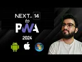 Convert your Next app to Android Apple Windows App App router Progressive Web App PWA TWA