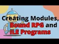 Visual Studio Code for IBM i - Creating Modules Bound RPG and ILE Programs