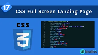 17 CSS Landing Page css tutorial for beginners Ui Brains NAVEEN SAGGAM