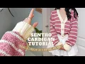 Drop Shoulder Cardigan Sentro Knitting Tutorial