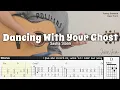 Dancing With Your Ghost - Sasha Sloan  | Fingerstyle Guitar | TAB + Chords + Lyrics