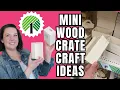 8 Dollar Tree Wood Crate Crafts That Will Make You Look Like a PRO