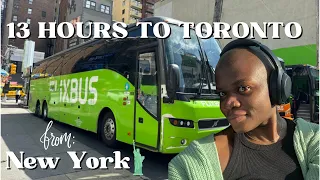 13 HOURS on FLIXBUS Traveling from New York to Toronto by bus Rareisbeautiful