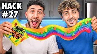 Trying Viral Food Hacks That Will Change Your Life Ft FaZe Rug