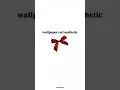 wallpaper red aesthetic