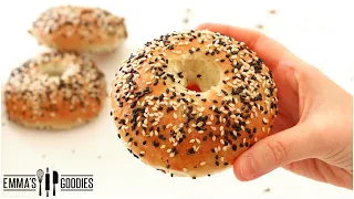 Easy NO KNEAD Bagel Recipe | The Easiest Homemade NY Bagels