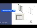 Parametric Exterior Sliding Door Design