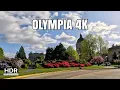 Washington State Capital Olympia Driving 4K Historic District The Olympia Farmers Market