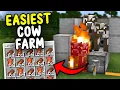 EASIEST COW Farm Minecraft Bedrock 26 21