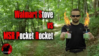 Walmart Lithic Stove VS MSR Pocket Rocket - First Look and Test
