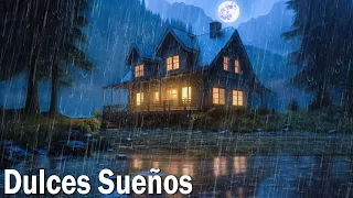 Sonido de Lluvia para Dormir, Descansar la Mente, Estrés - Lluvia Relajante y Truenos en Bosque