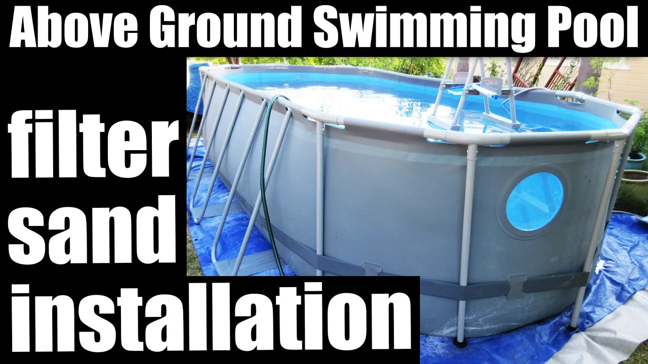 Pool Filter Sand - Bestway Swimming Pool - Costco Above Ground Pools - DIYDoers