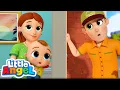 Download Lagu Who's At The Door? | Little Angel | Little Angels Kids Cartoons/Songs \u0026 Nursery Rhymes