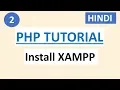 How to install xampp server PHP tutorial for beginner in HINDI