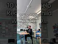 How to regulate a child with AD