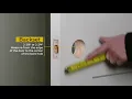 How to Measure Door Backset Thickness