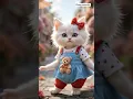 Lagu 💃Cute Baby Cat Dance in Dress | Teddy Bear Miss Cat 🐱✨#misspanghal #aicat #catdance #shorts