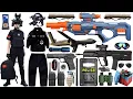 Download Lagu Open-box special police weapon toy set, NERF toy gun, shield, tank, Glock pistol, bomb dagger