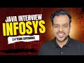 Java Developer Interview at Infosys Pune Full Real Question Set